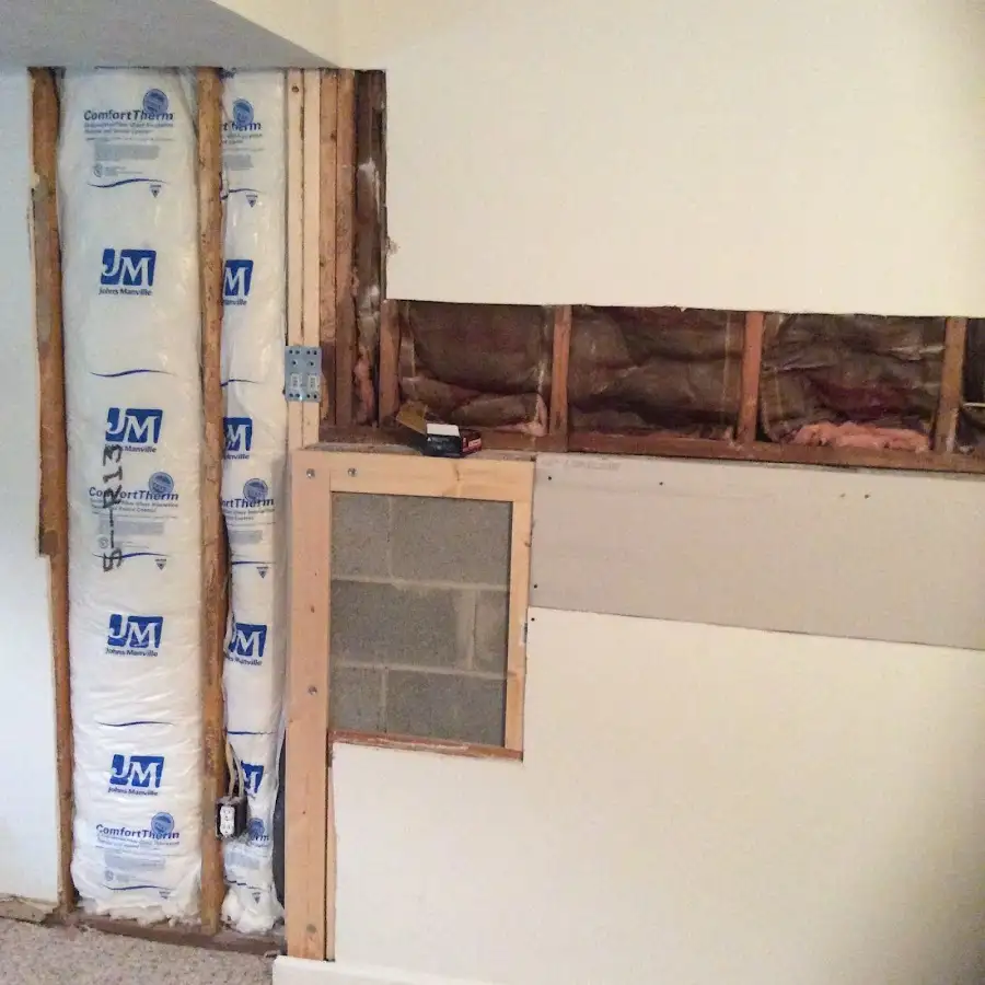 Wall insulation replacement during Odor Removal & Deodorization in Thomasville